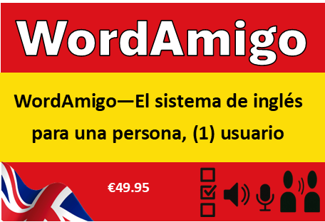 WordAmigo  -El sistema de inglés - (1) Una sola persona